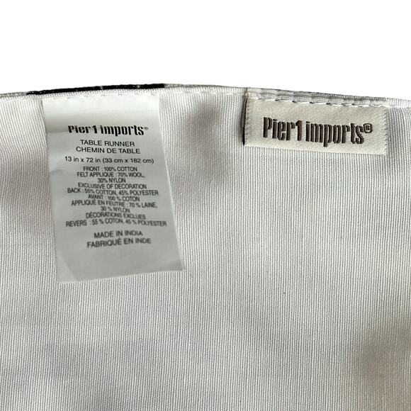 Pier 1 Imports Floral Easter Bunny Rabbit Table Runner 13 X 72 - Picture 5 of 6